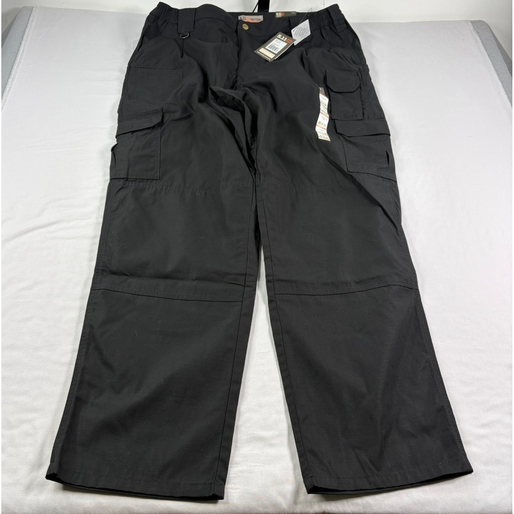 5.11 Tactical Pants Mens 42x34 Black Taclite Pro Utility Workwear Ripstop NEW